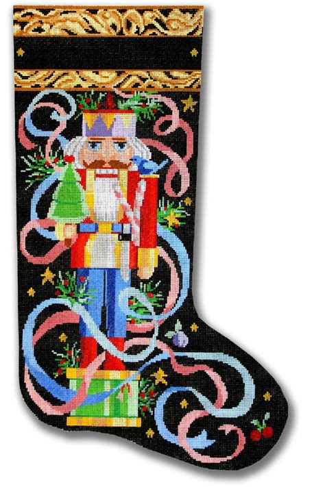 00 SKU: TTAXS428 Select options Susan Roberts <b>Needlepoint</b> – Sledding Santa <b>Stocking</b> $ 671. . Needlepoint christmas stockings canvas